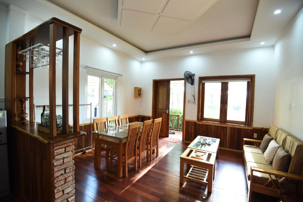Posezení v ubytování Đồi Sao Phú Quốc