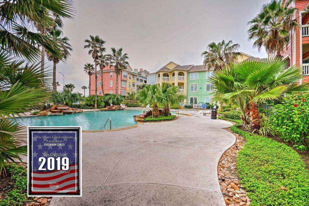 Bassein majutusasutuses Oceanfront Galveston Condo Balcony and Pool Access! või selle lähedal