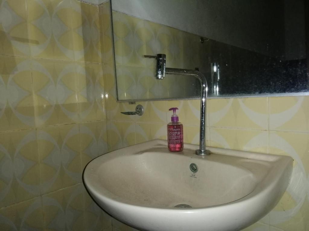 Koupelna v ubytování Dambulla City Hostel