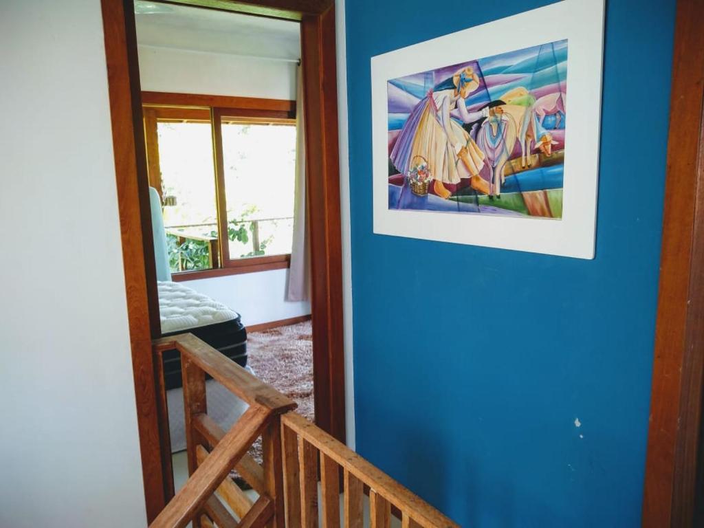  Casa com trilha pra praia e linda vista para Lagoa da Conceição