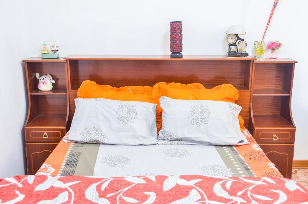 Postel nebo postele na pokoji v ubytování La Caverna House