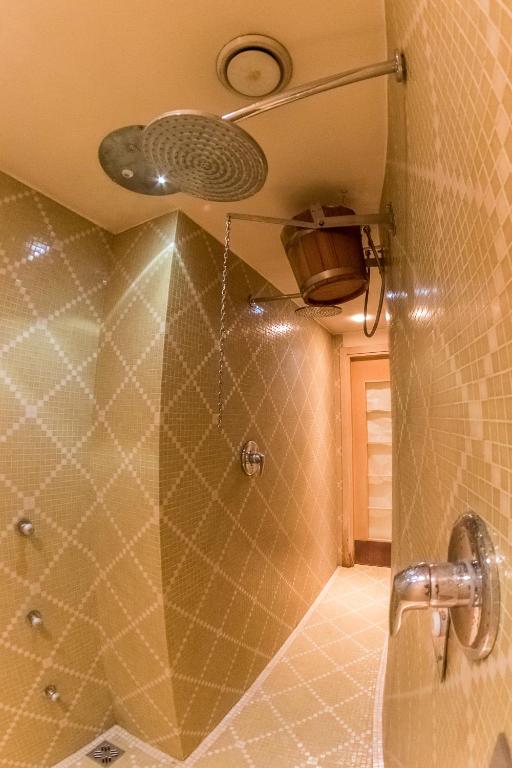 Koupelna v ubytování Hotel Luis