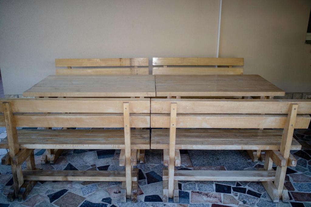 Poschodová posteľ alebo postele v izbe v ubytovaní KUĆA LEONORA