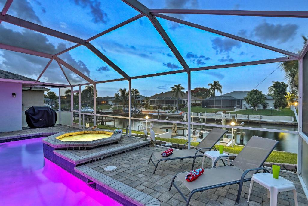 Cape Coral Canal Home with Dock and Pool Near Gulf!, Cape Coral