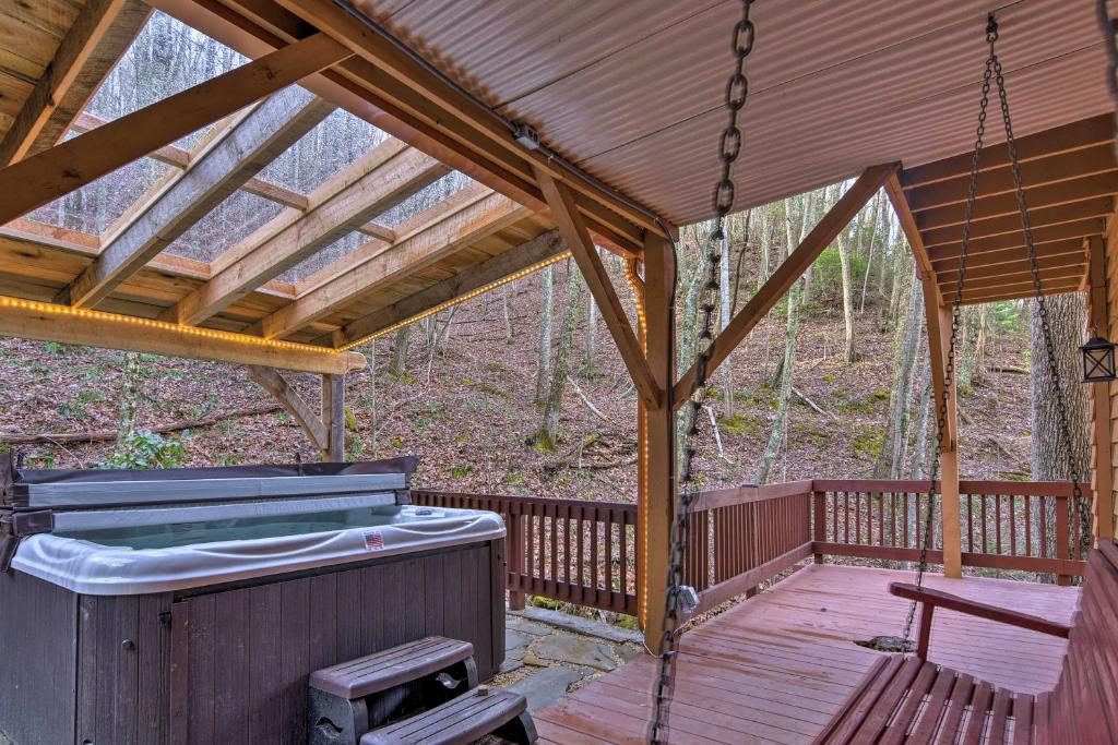 Luxury Asheville Home with Game Room, Fire Pit and Deck