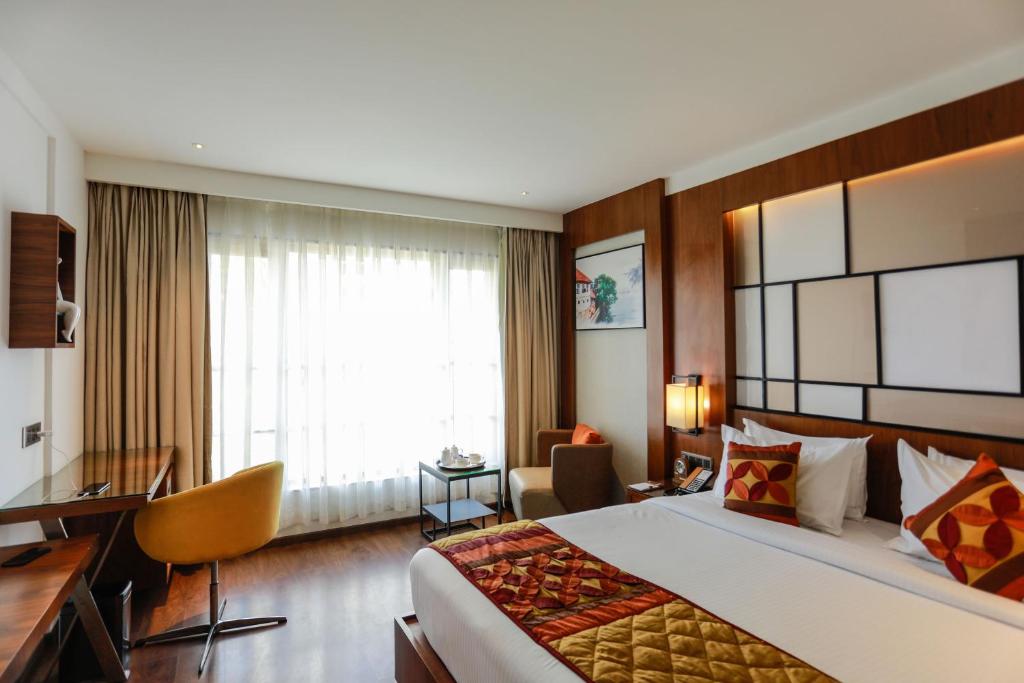 Postel nebo postele na pokoji v ubytování Hotel Span International