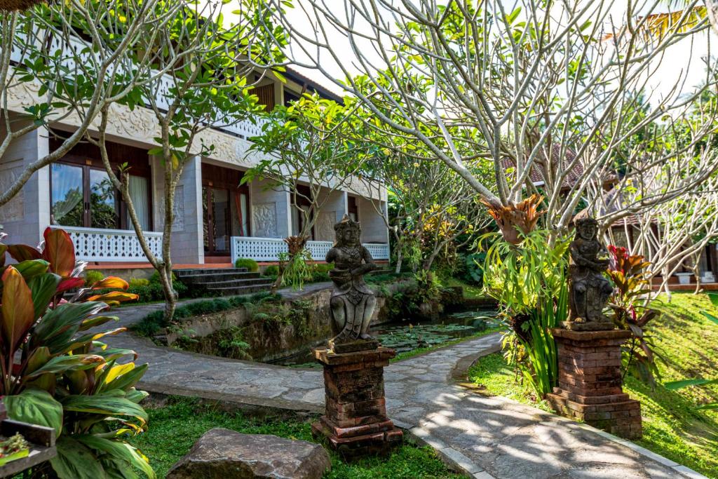 Zahrada ubytování Ubud Sari Health Resort