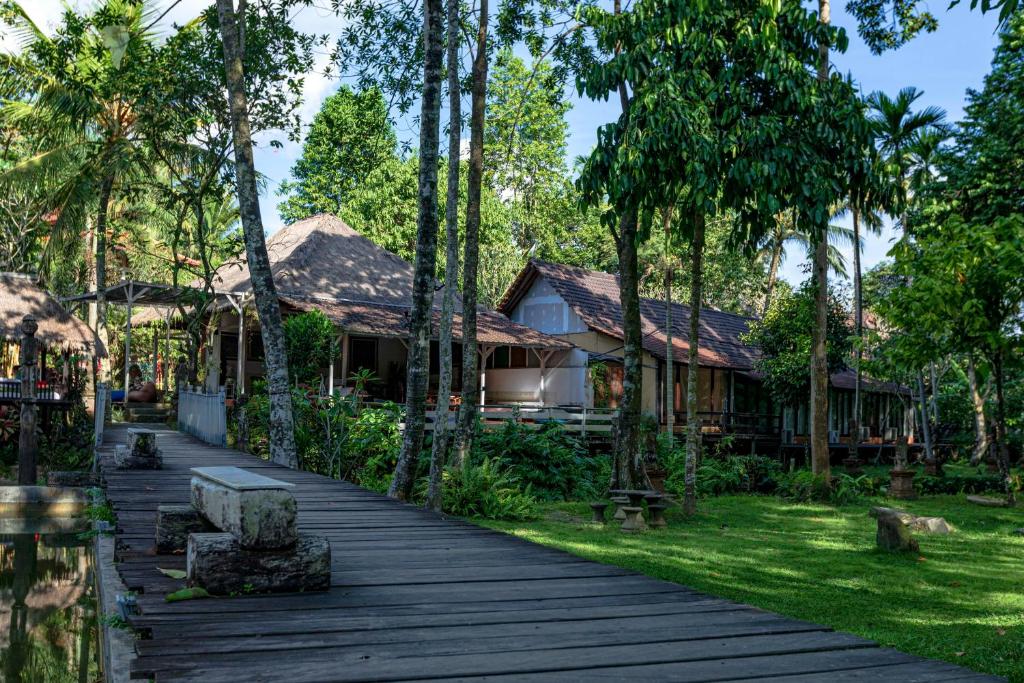 Zahrada ubytování Ubud Sari Health Resort