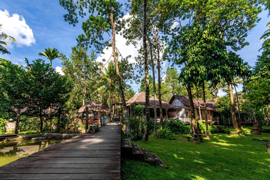 Zahrada ubytování Ubud Sari Health Resort