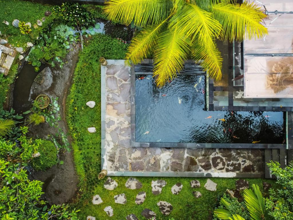 Zahrada ubytování Ubud Sari Health Resort