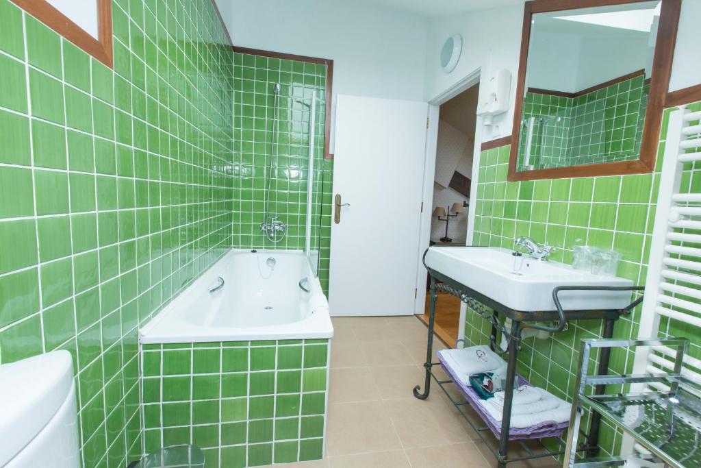 Koupelna v ubytování Hotel Rural Casa Xusto