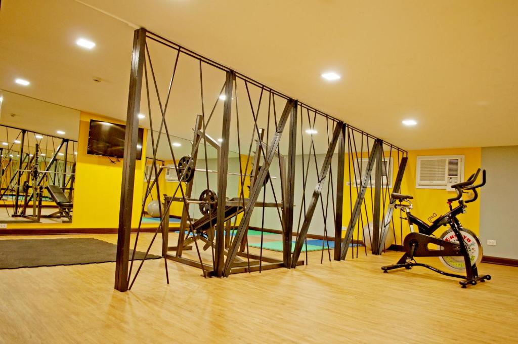 Fitness centrum a/nebo fitness zařízení v ubytování Studio 89 Katipunan QC