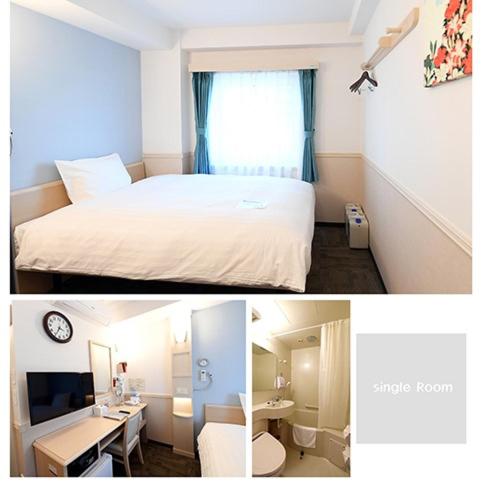 Postel nebo postele na pokoji v ubytování Toyoko Inn Ulsan Samsan