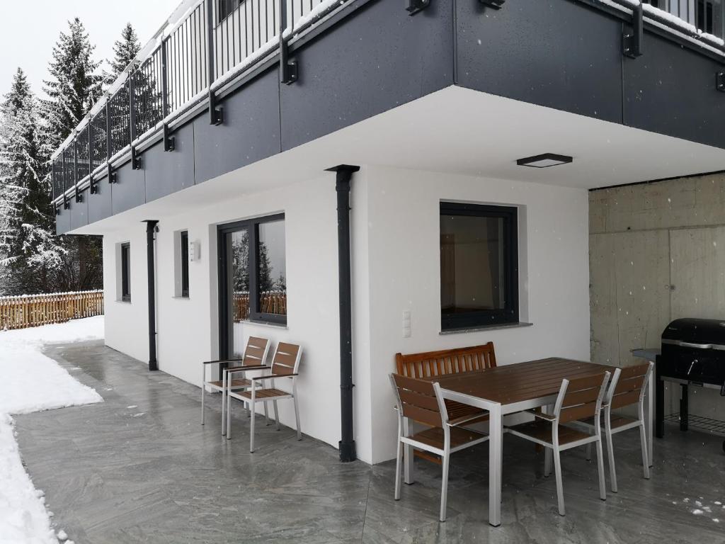Balkón alebo terasa v ubytovaní Appartement Franz