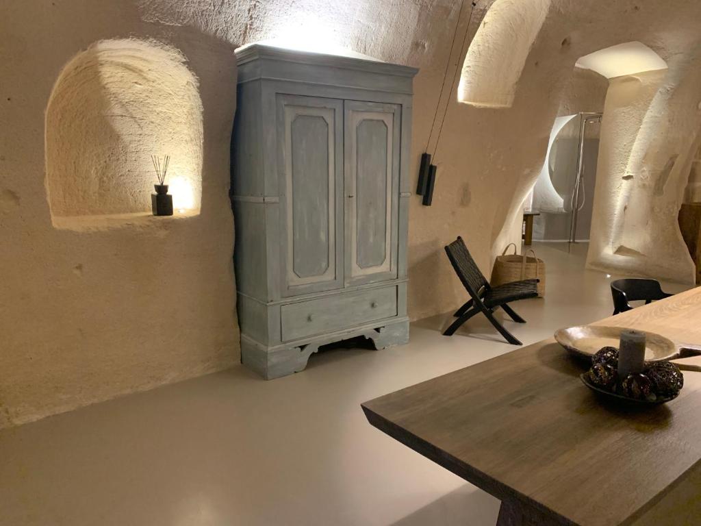 Posezení v ubytování StageROOM01 - Matera