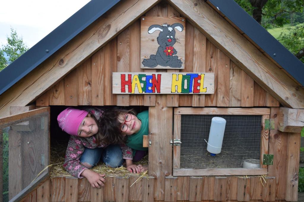 Děti v ubytování Urlaub am Bauernhof Höbarten
