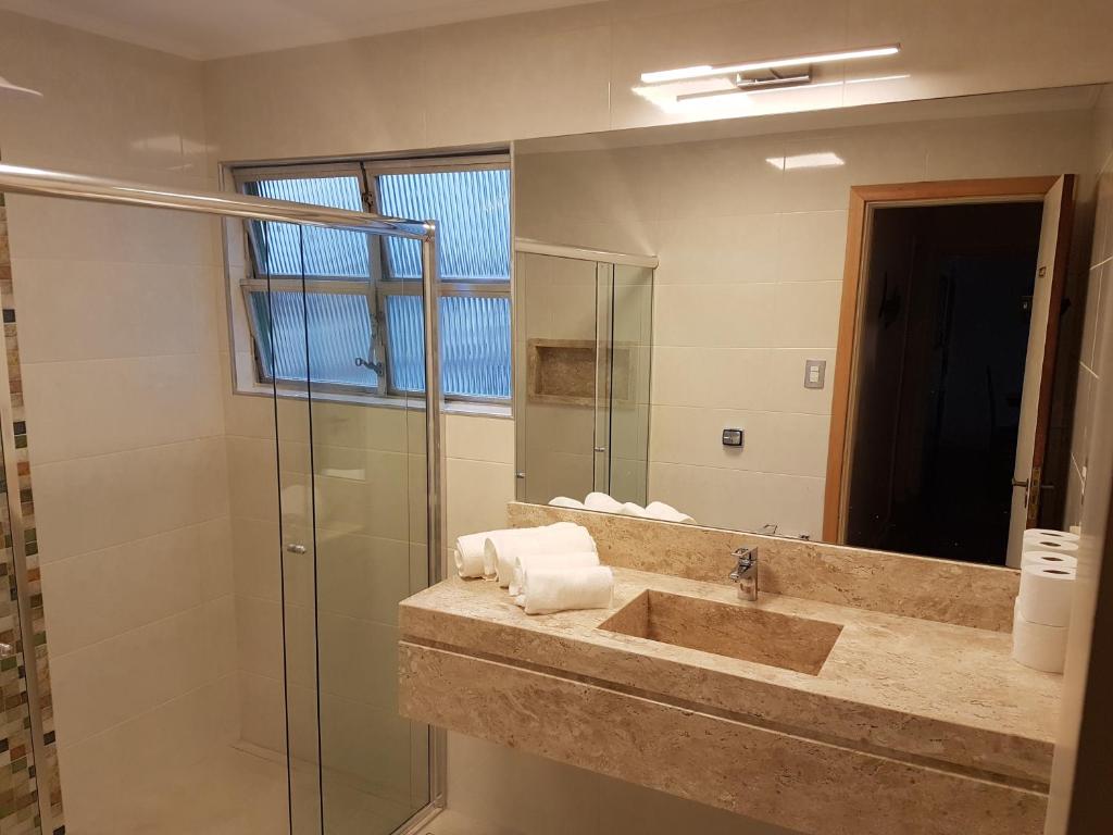  Apartamento em frente a Praia do Embaré - Santos