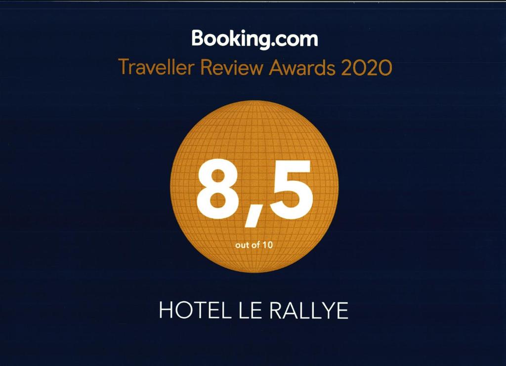 Certifikát, hodnocení, plakát nebo jiný dokument vystavený v ubytování Hotel le Rallye