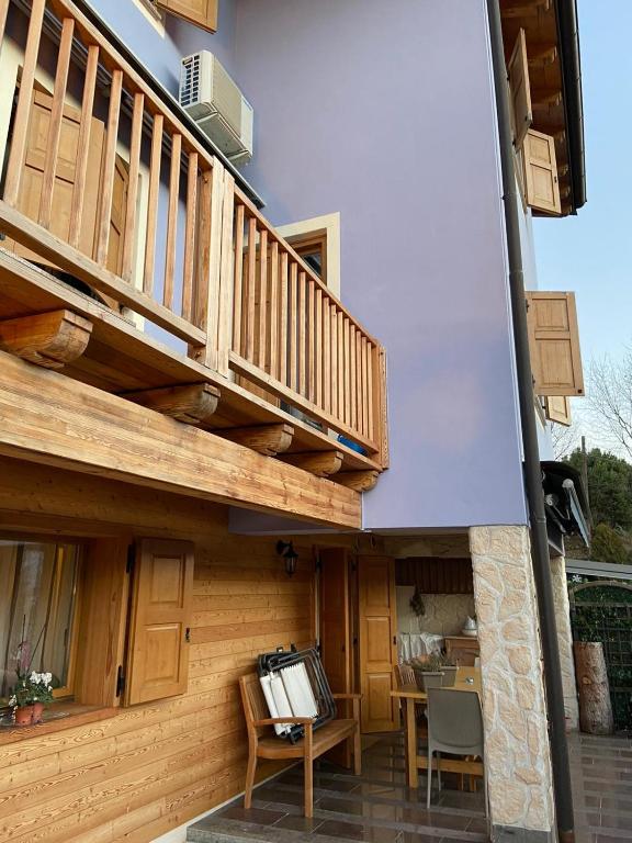 Balkón nebo terasa v ubytování CastelCharme b&b