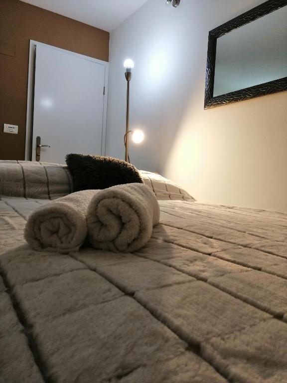 Postel nebo postele na pokoji v ubytování Apartments Vrime