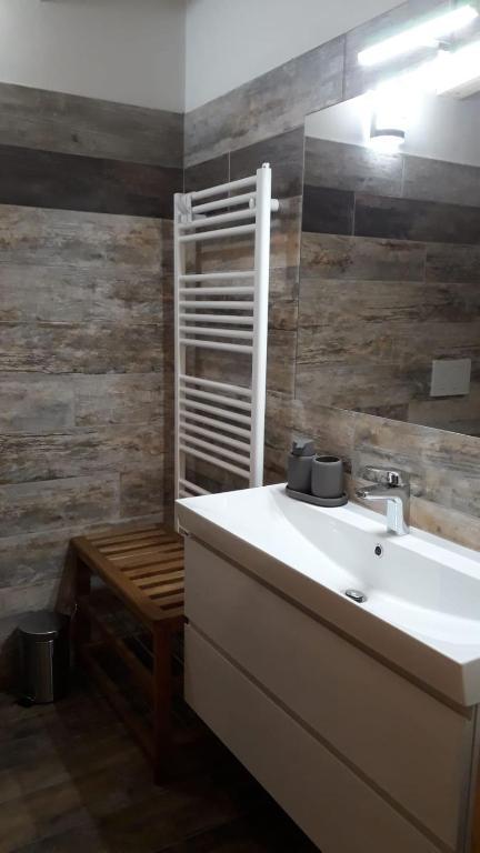 Koupelna v ubytování B&B Cuore Trentino