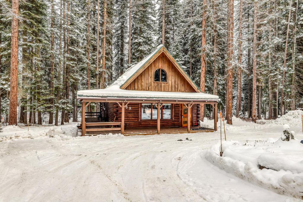 Το Forest Cabin τον χειμώνα