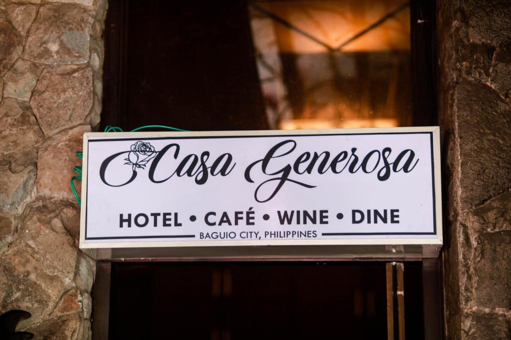 Certifikát, hodnocení, plakát nebo jiný dokument vystavený v ubytování Casa Generosa