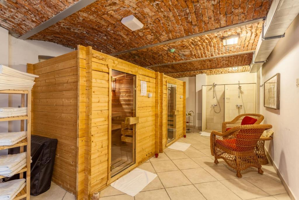 Koupelna v ubytování Hotel Triglav