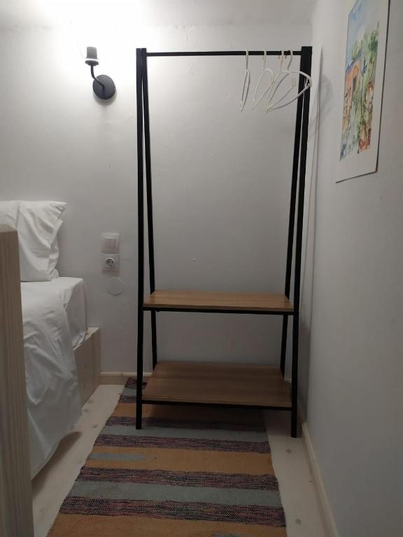 Postel nebo postele na pokoji v ubytování Kalymnos Studio just4two