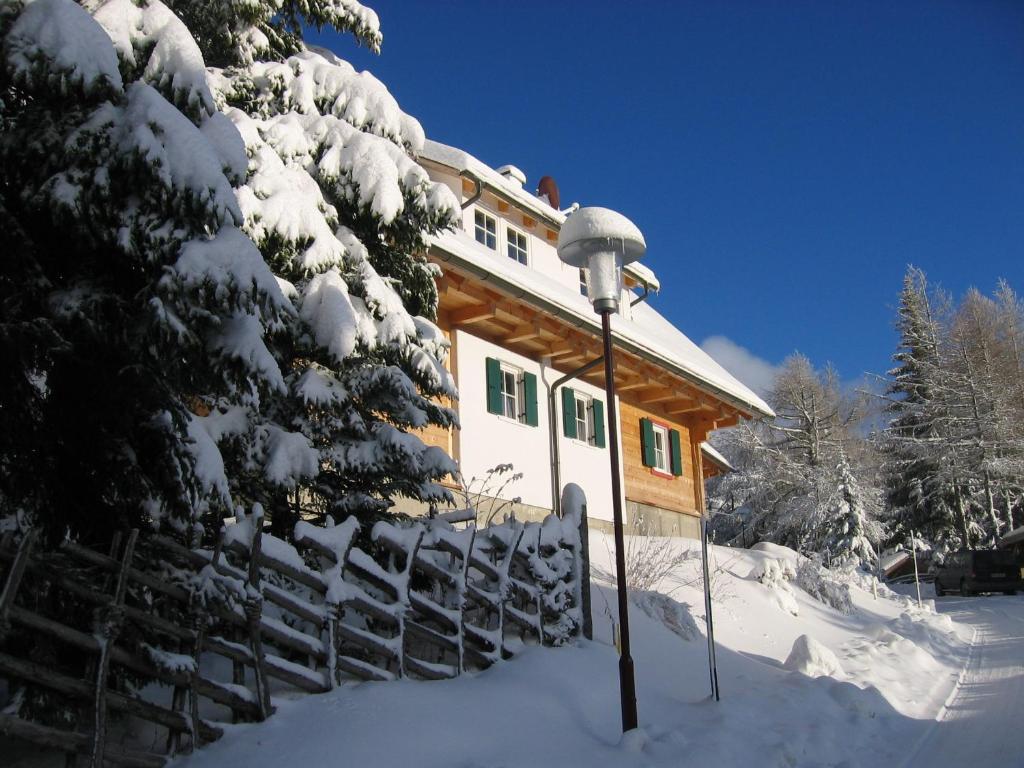Alpine Cabin v zimě