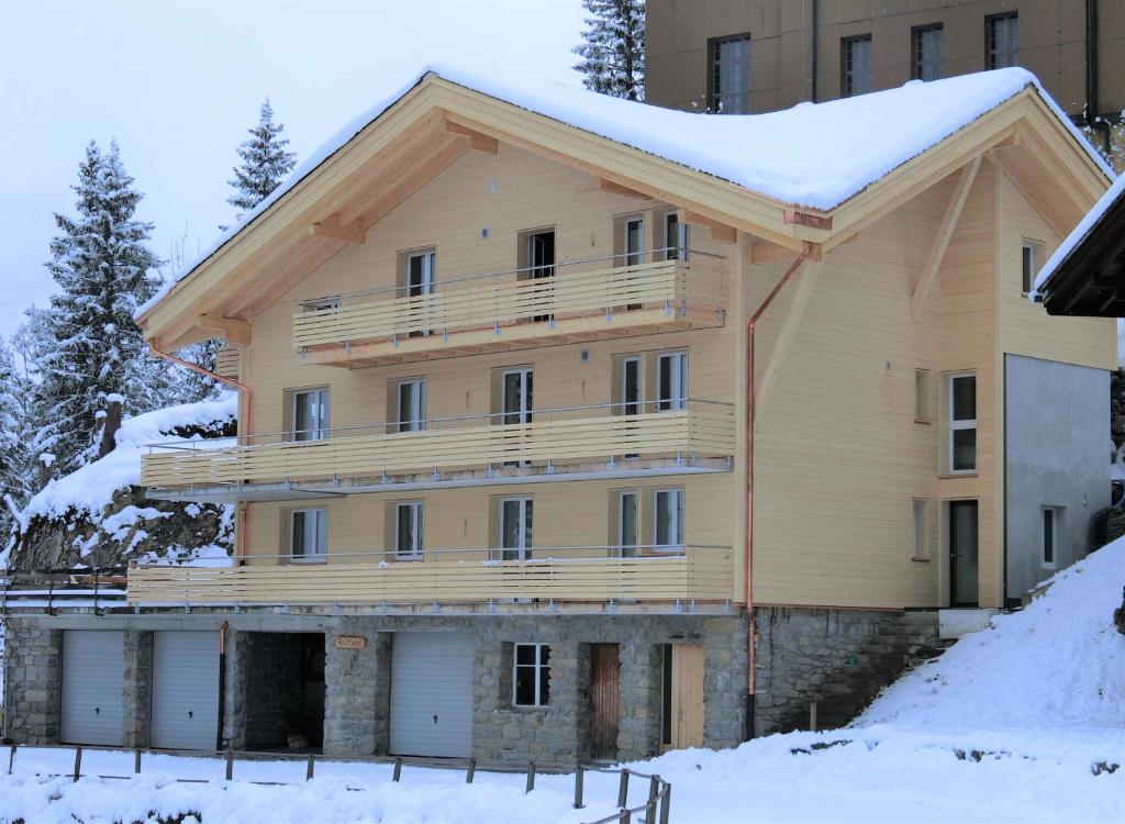 Chalet Raufthubel durante l'inverno