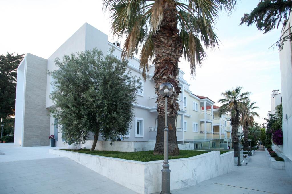 Budova, kde se aparthotel nachází