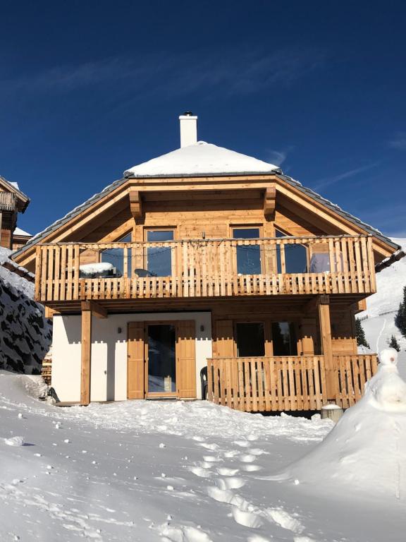 Berghütte Murmele v zimě