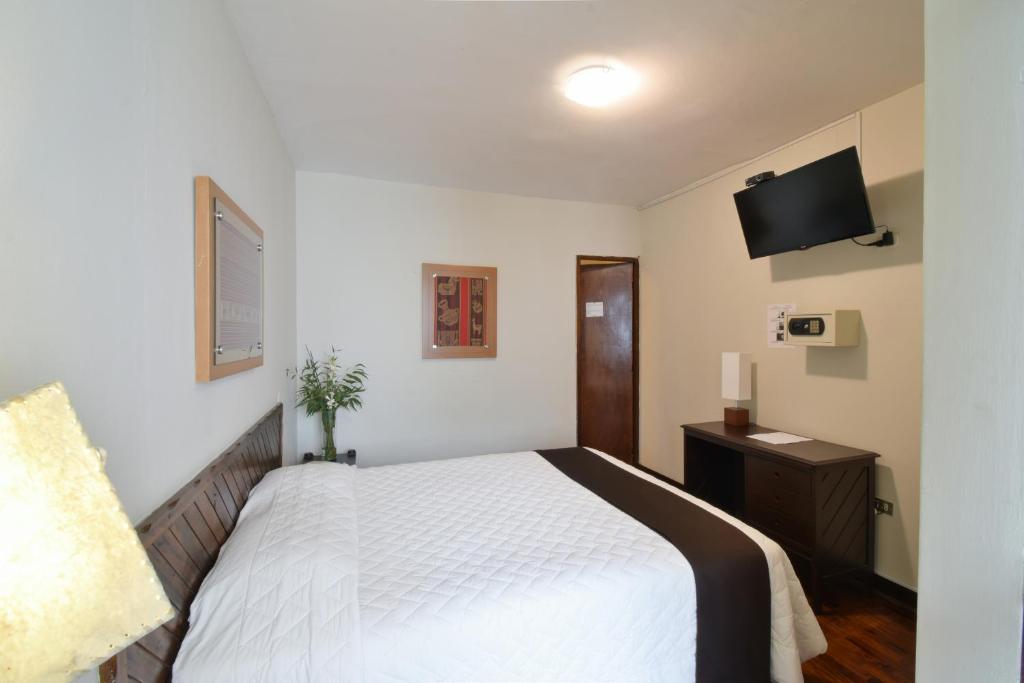 TV a/nebo společenská místnost v ubytování Hotel Señorial