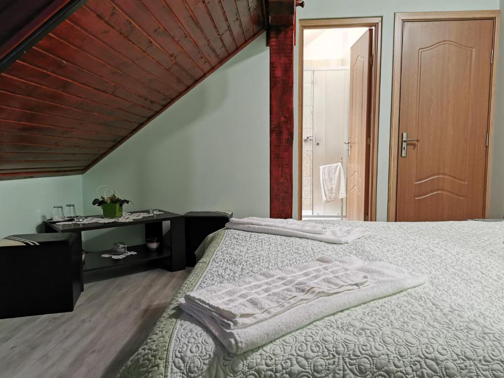 Postel nebo postele na pokoji v ubytování Casa Suzy & Roxy