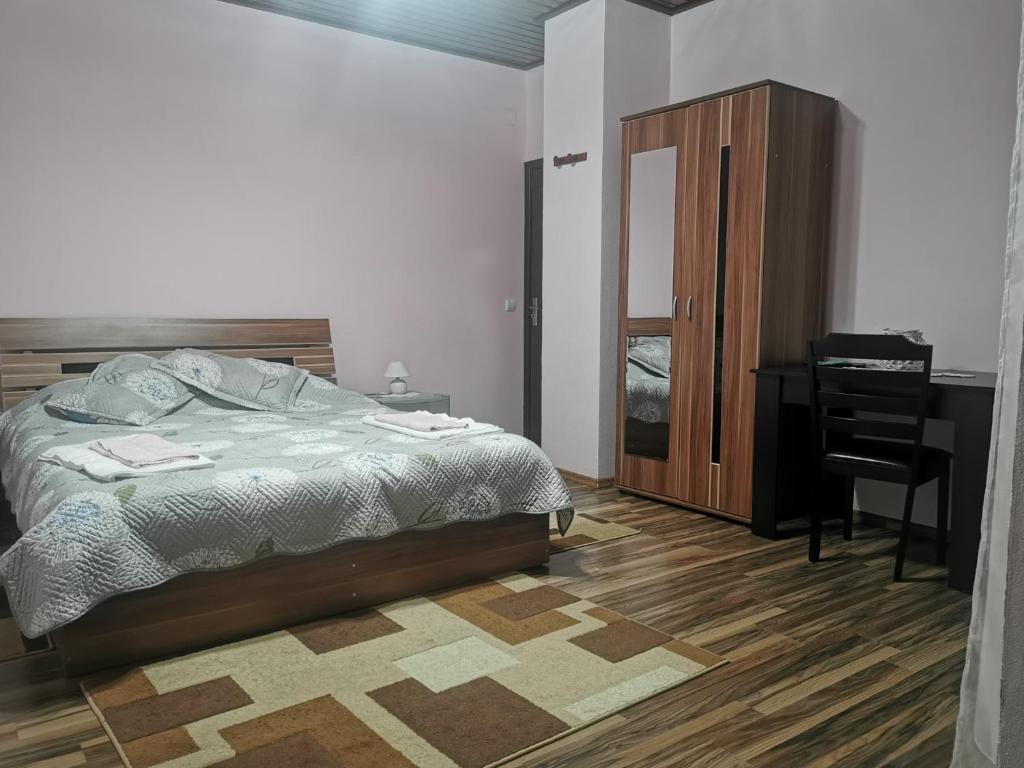 Postel nebo postele na pokoji v ubytování Casa Suzy & Roxy