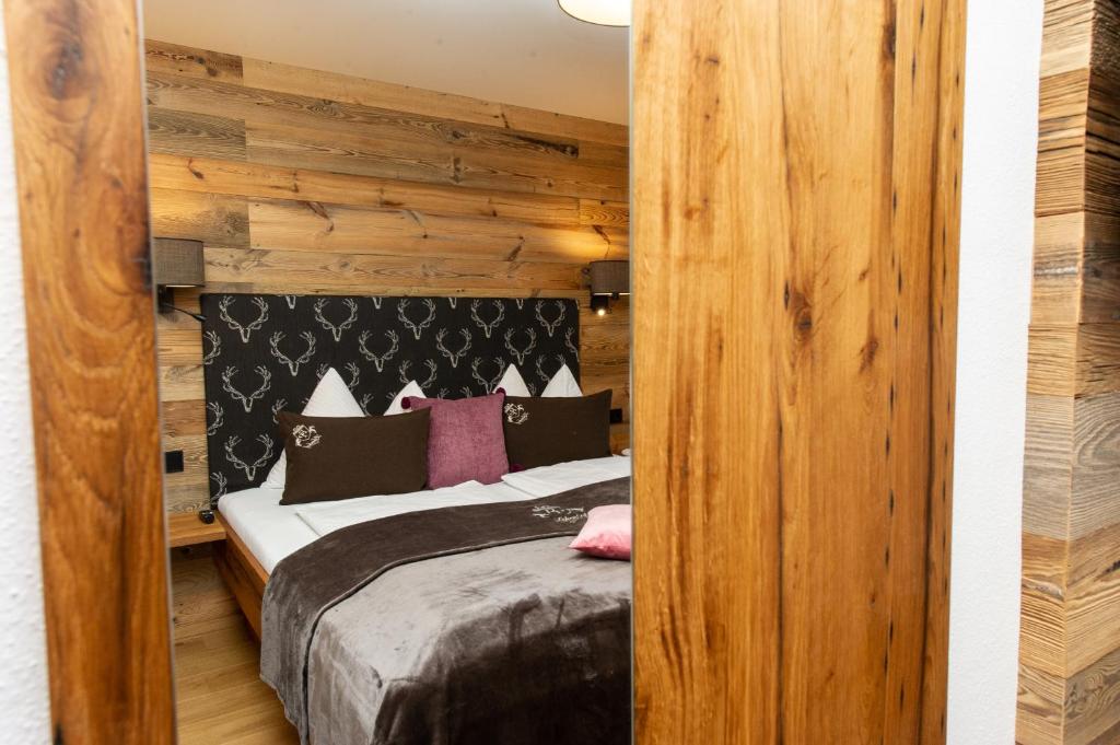 Postel nebo postele na pokoji v ubytování Appartements Lehenhof