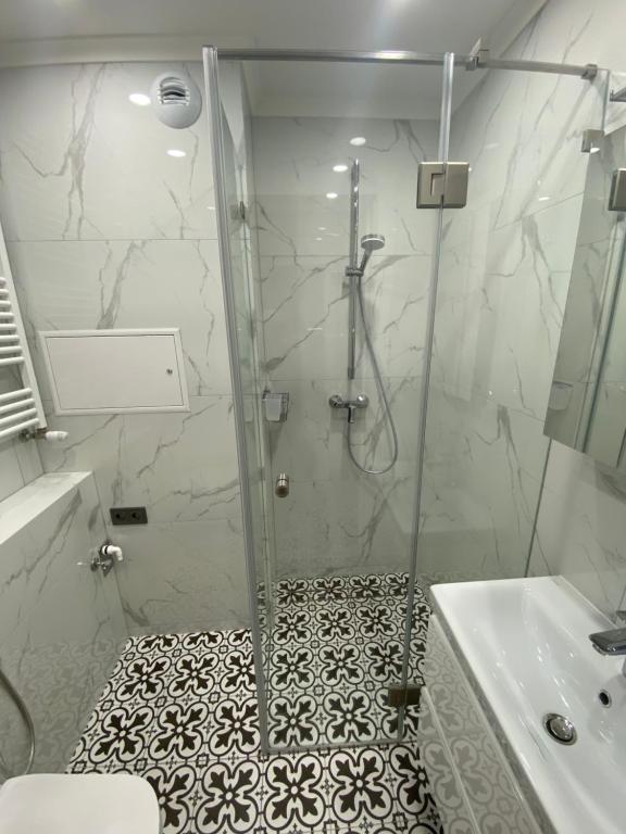 Kúpeľňa v ubytovaní Apartament Wrocław Marina nad Odrą 29
