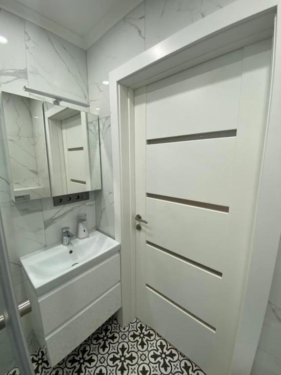 Kúpeľňa v ubytovaní Apartament Wrocław Marina nad Odrą 29