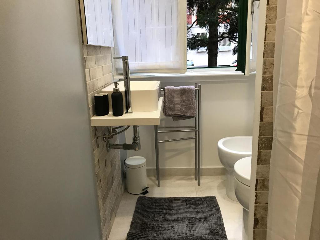 Kúpeľňa v ubytovaní Studio 25 apartment - near metro M3