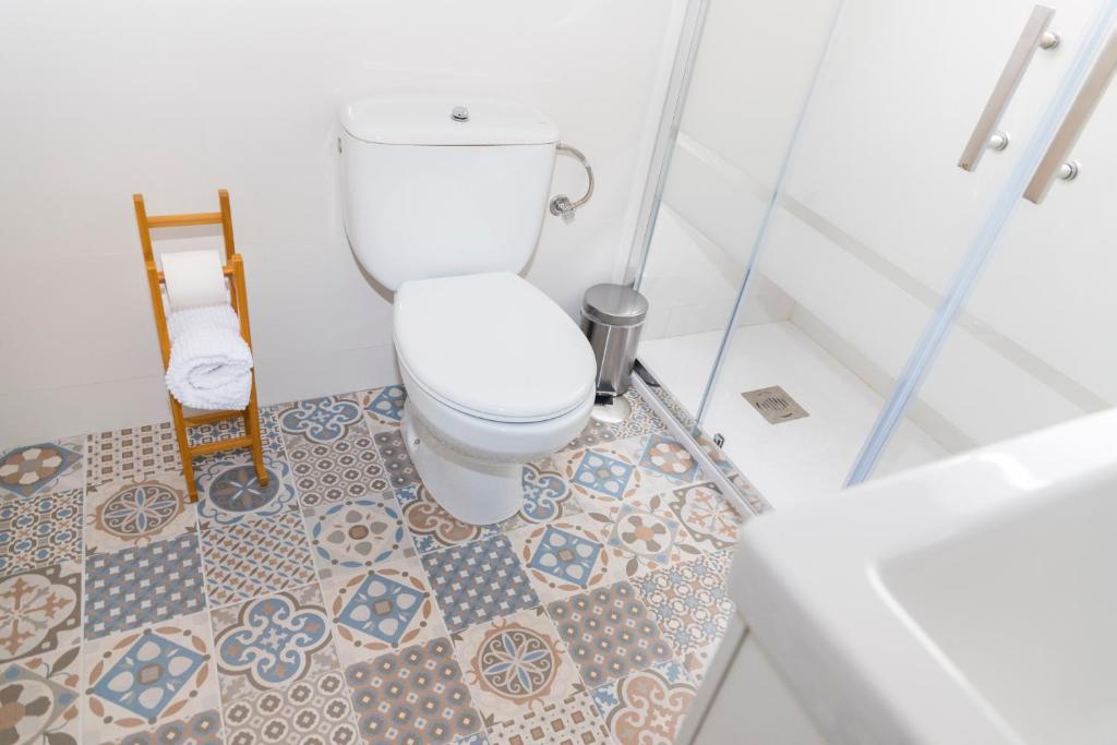 A bathroom at Apartamento Melina Arlu - Barrio La Victoria