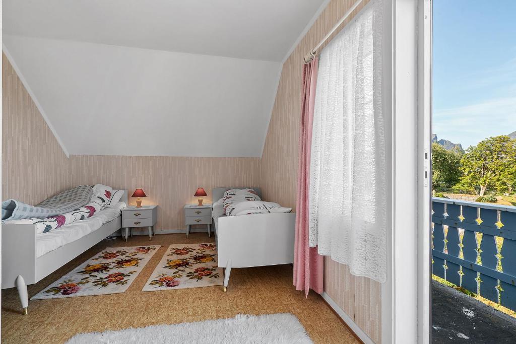 Postel nebo postele na pokoji v ubytování Villa Reinebringen