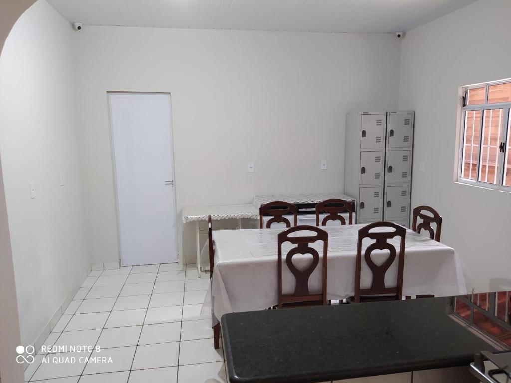 Posezení v ubytování Hostel Lençóis Park