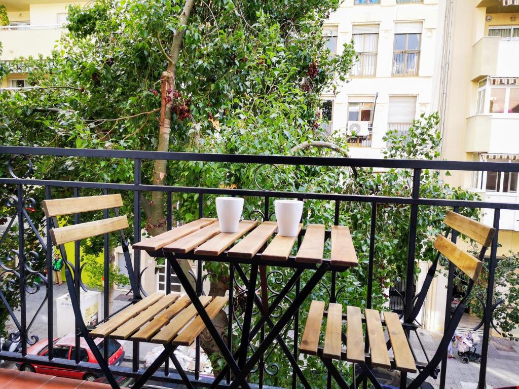 Balkón alebo terasa v ubytovaní Apartamento Málaga 2 dormitorios - ARAMAR