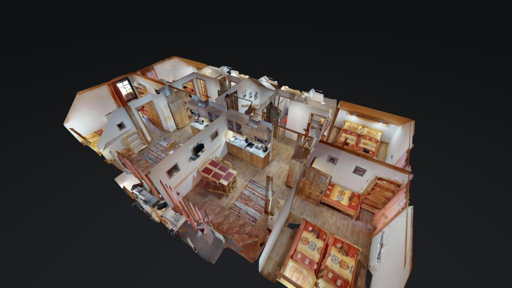 Půdorys ubytování Apartmány Ester