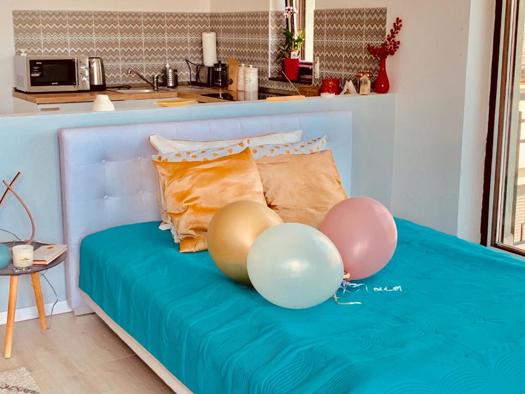 Posteľ alebo postele v izbe v ubytovaní Sunny Deluxe Apt. & Terrace