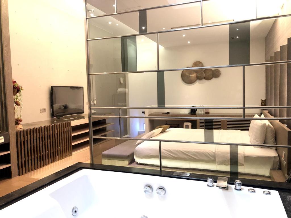 H Villa Innにあるベッド
