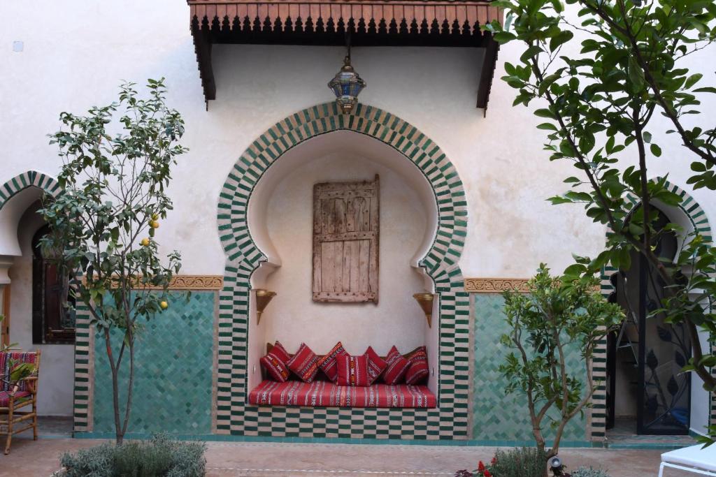 Zahrada ubytování Riad Aventurine