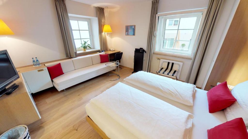 Voodi või voodid majutusasutuse Hotel Schlair toas
