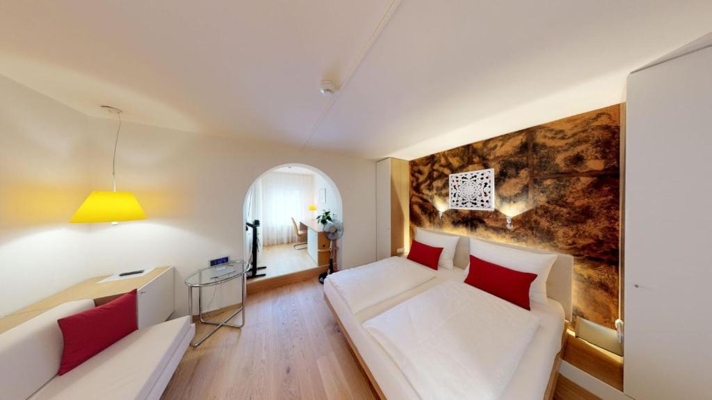 Voodi või voodid majutusasutuse Hotel Schlair toas